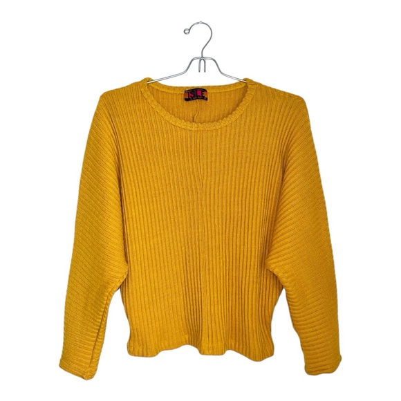 Isle by Melis Kozan Women's Sweater Mustard Yellow Size Small - Picture 7 of 13